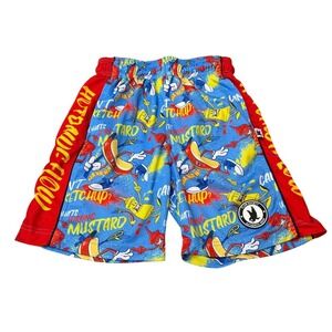 Flow Society "Hot Dog Flow" Athletic Lacrosse Shorts Youth Size Medium (10-12)